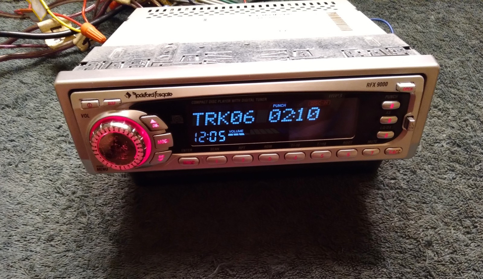 “Old School” Rockford Fosgate, RFX9000, CD/MP3/ Receiver,