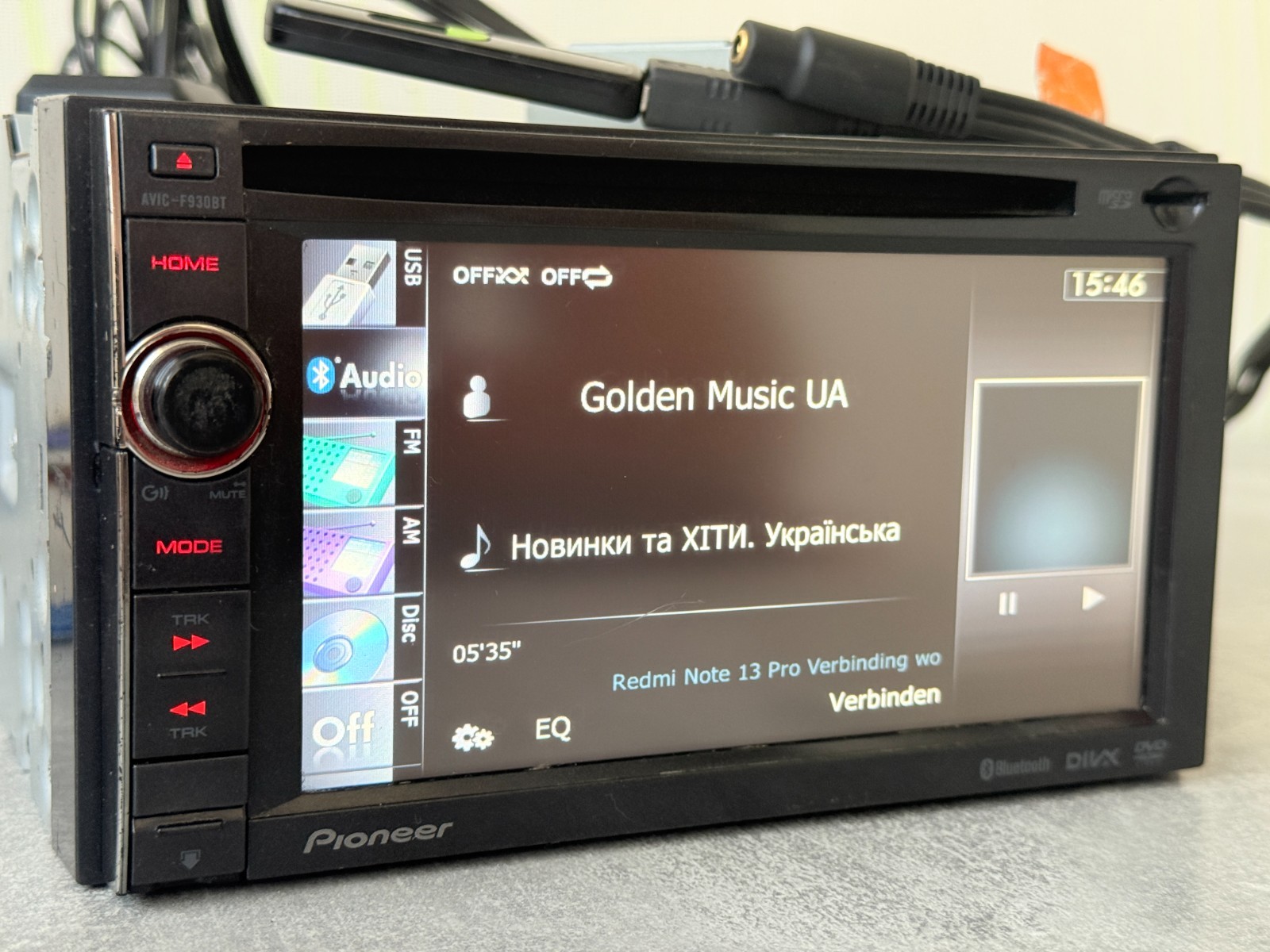 Pioneer AVIC-F930BT 6.1″ 2DIN GPS Navigation Bluetooth DvD CD Multimedia Car Ste