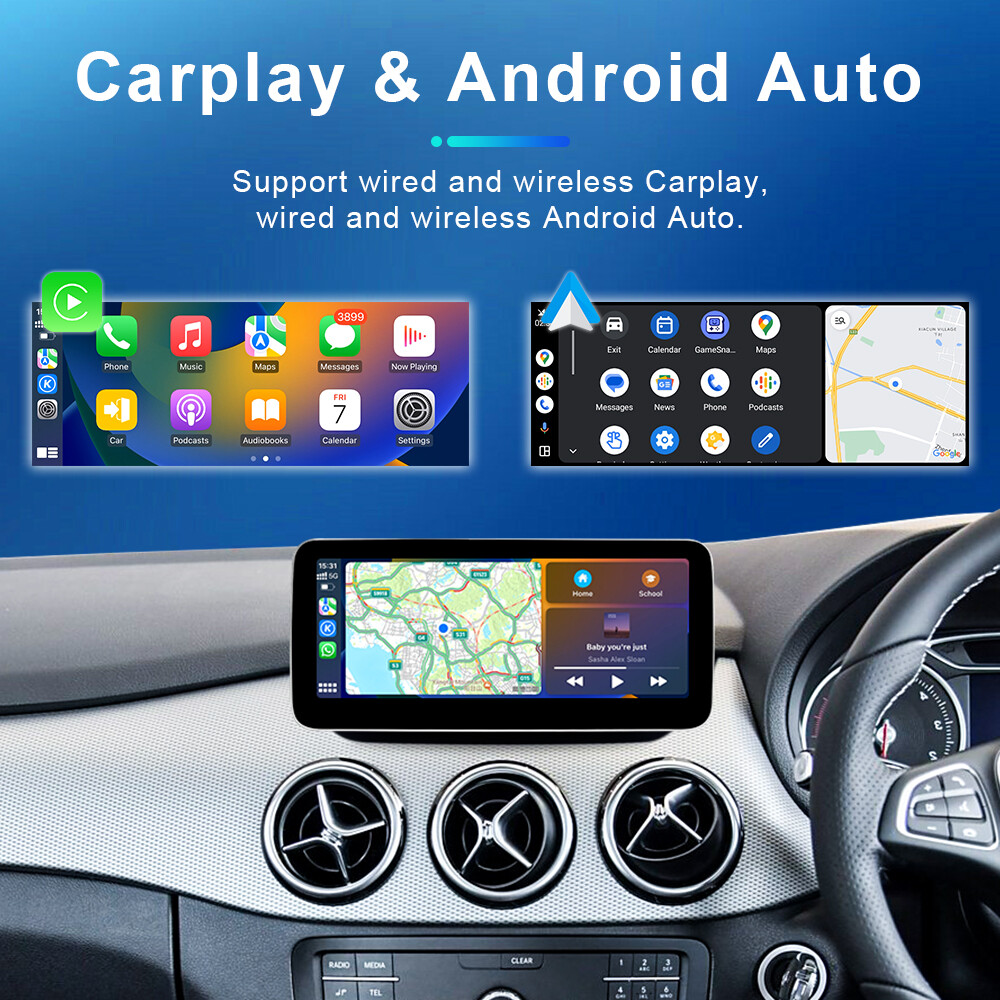 Android Car 10.25” GPS Navi Stereo Player For Benz B W246 2011-2019 RHD 8G+128G