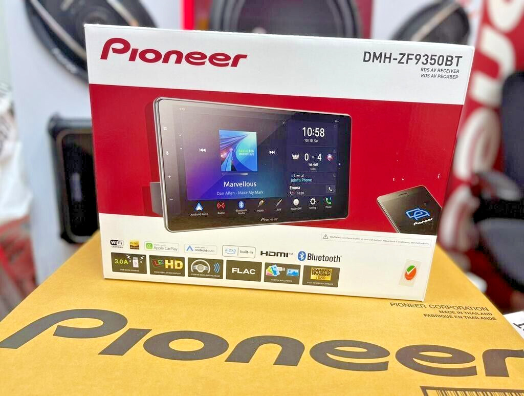 Pioneer DMH-ZF9350BT 9″ HD Floating AV Receiver Wireless Apple CarPlay Android