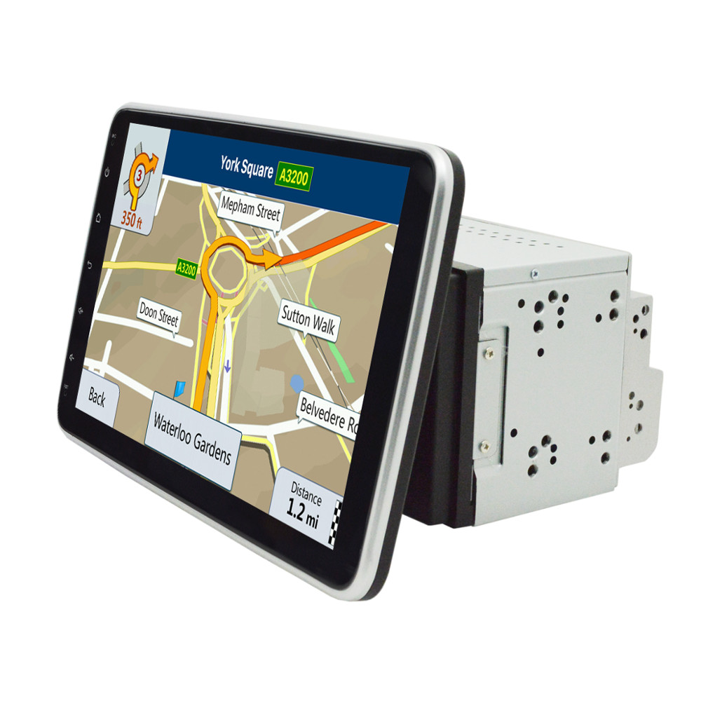 10.1” Android 15.0 Touch Screen Double 2DIN Rotatable Car Stereo Radio GPS Wifi