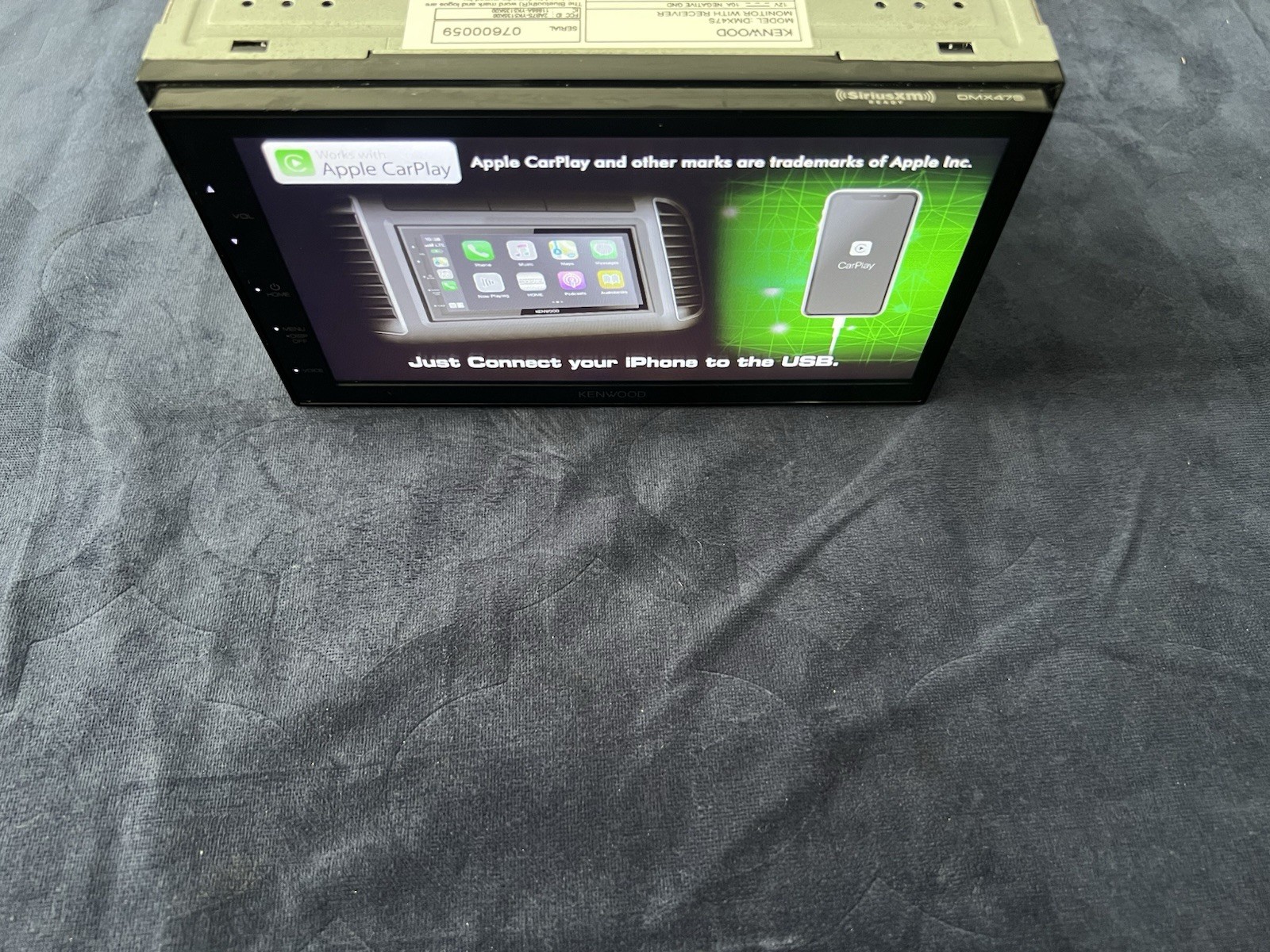 ⭐️Pre-Owned,TESTED⭐️ Kenwood APPLE CARPLAY|BT|USB|AM/FM-(DMX47S