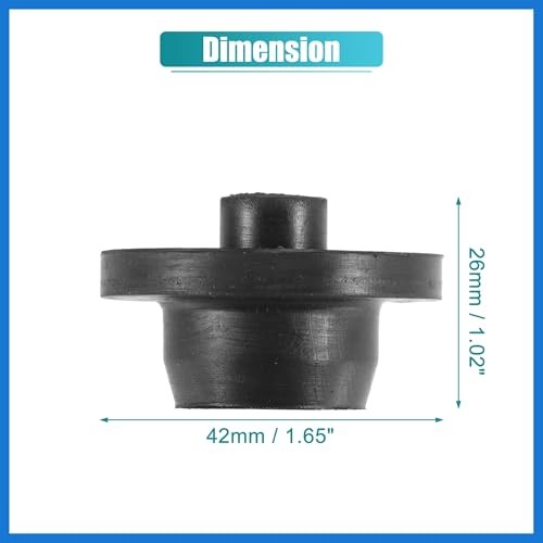 2pcs Upper Rubber Cushion Bushing Radiator Mount Insulator No.16523-20020 for