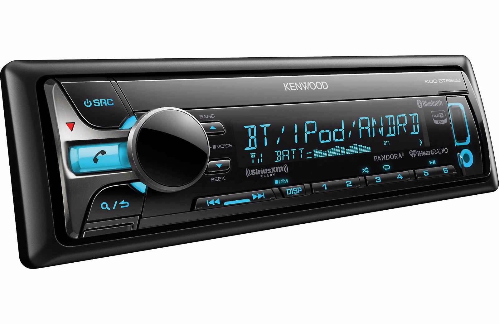 Kenwood KDC-BT565U In Dash Car CD Receiver with Built in Bluetooth KDCBT565U