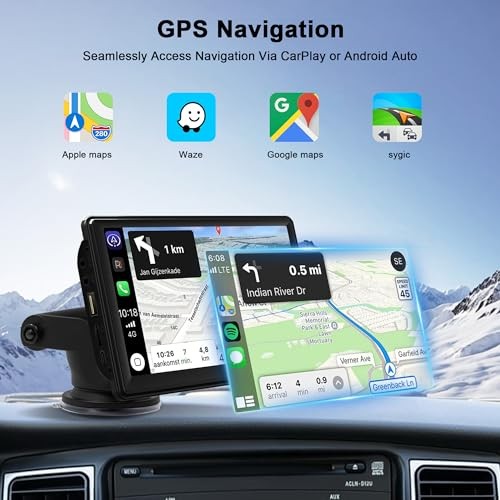 7″ Wireless Touch Screen Support Wireless Carplay For Universal models 1G