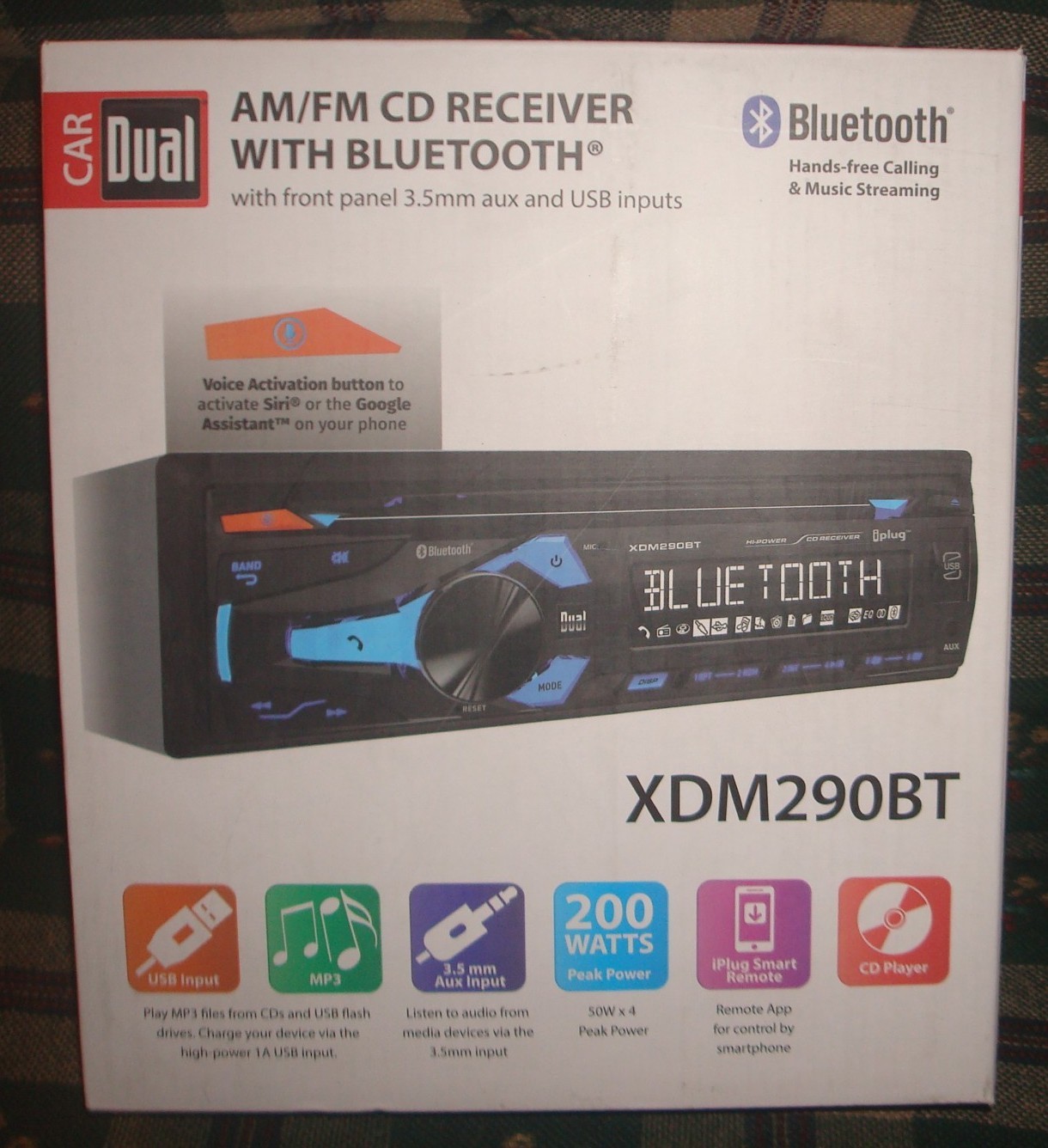 Dual Electronics XDM290BT AM/FM CD Receiver with Bluetooth NEW