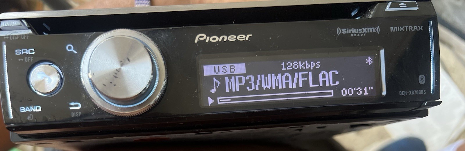 OLD SCHOOL. Pioneer DEH-X8700BS CD receiver Bluetooth App Android Pandora Talk