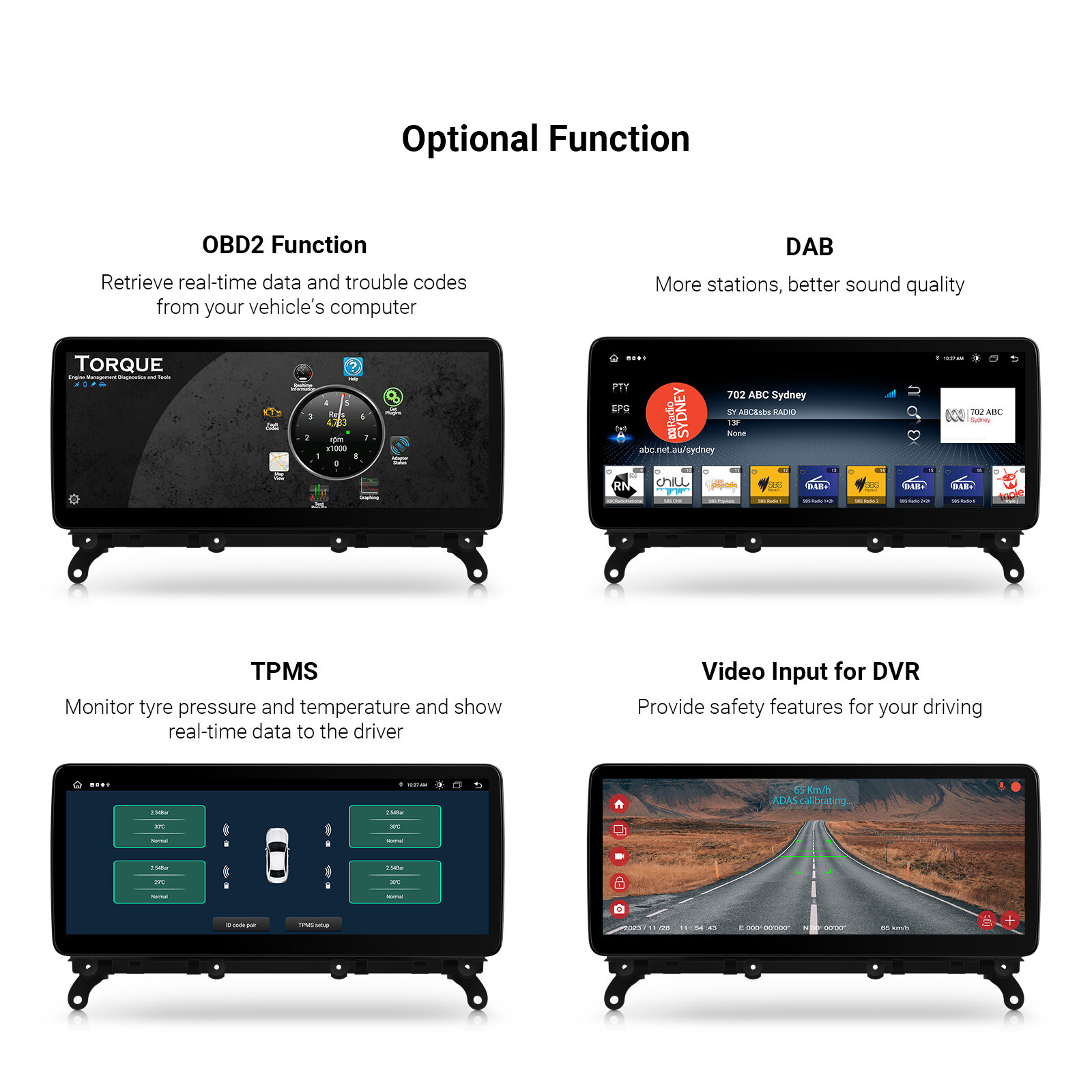 12.3″ IPS Android 13 8-Core CarPlay Stereo GPS Navi 4G For BMW X3 F25/X4 F26 NBT