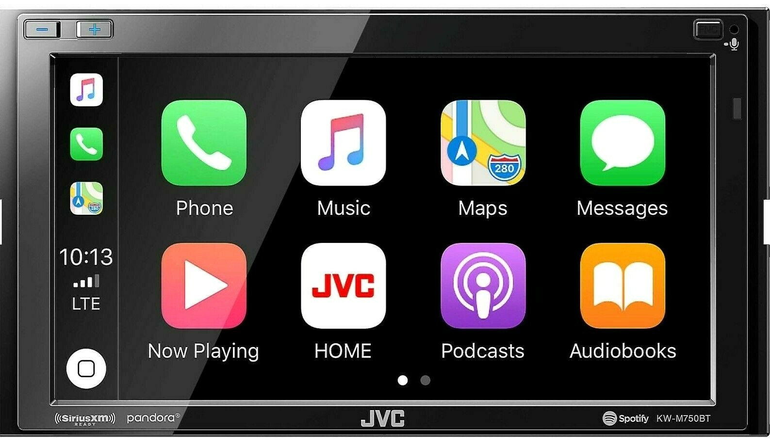 JVC KW-M750BT Apple CarPlay iPhone Android Auto Pandora XM Bluetooth Media 6.8″