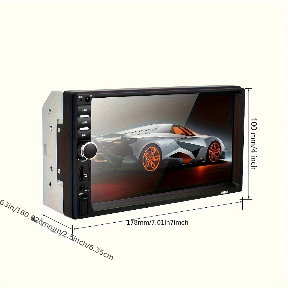 Universal 2 Din Car Radio 7" Autoradio Multimedia Player Car Stereo MP5