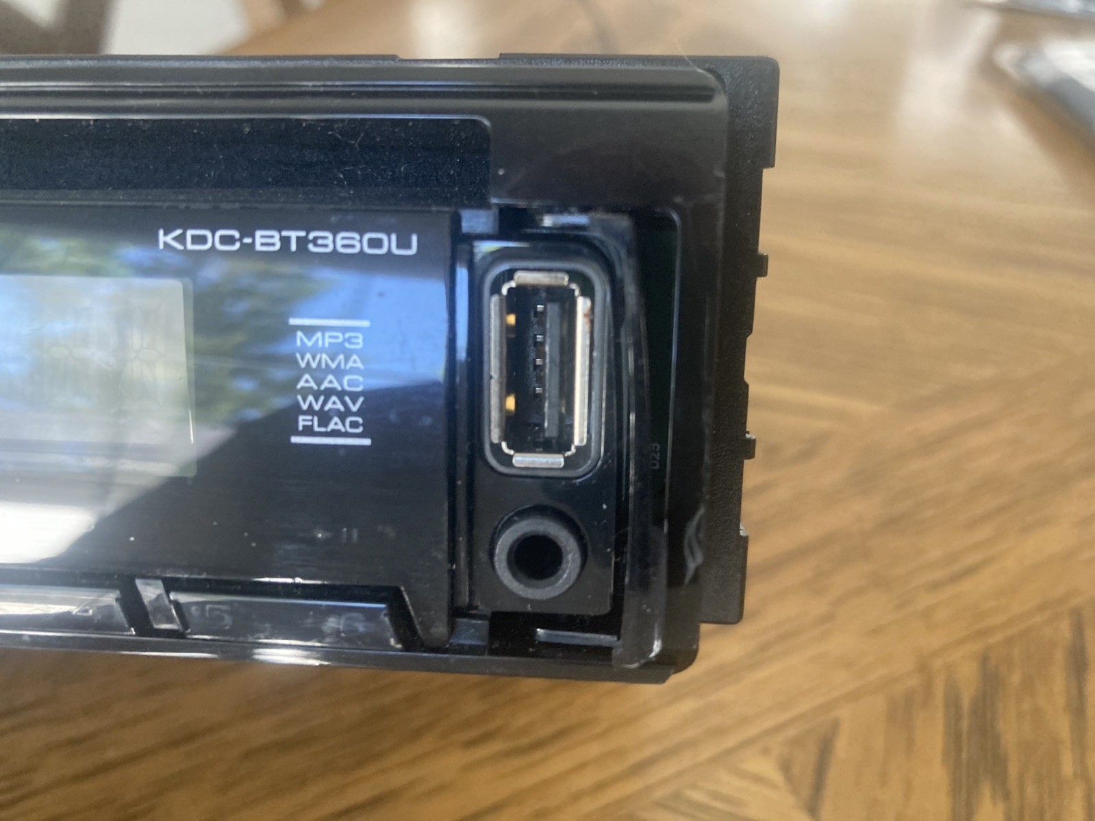 Kenwood KDC-BT360U Single-DIN Car CD Receiver Bluetooth Alexa AM/FM Radio