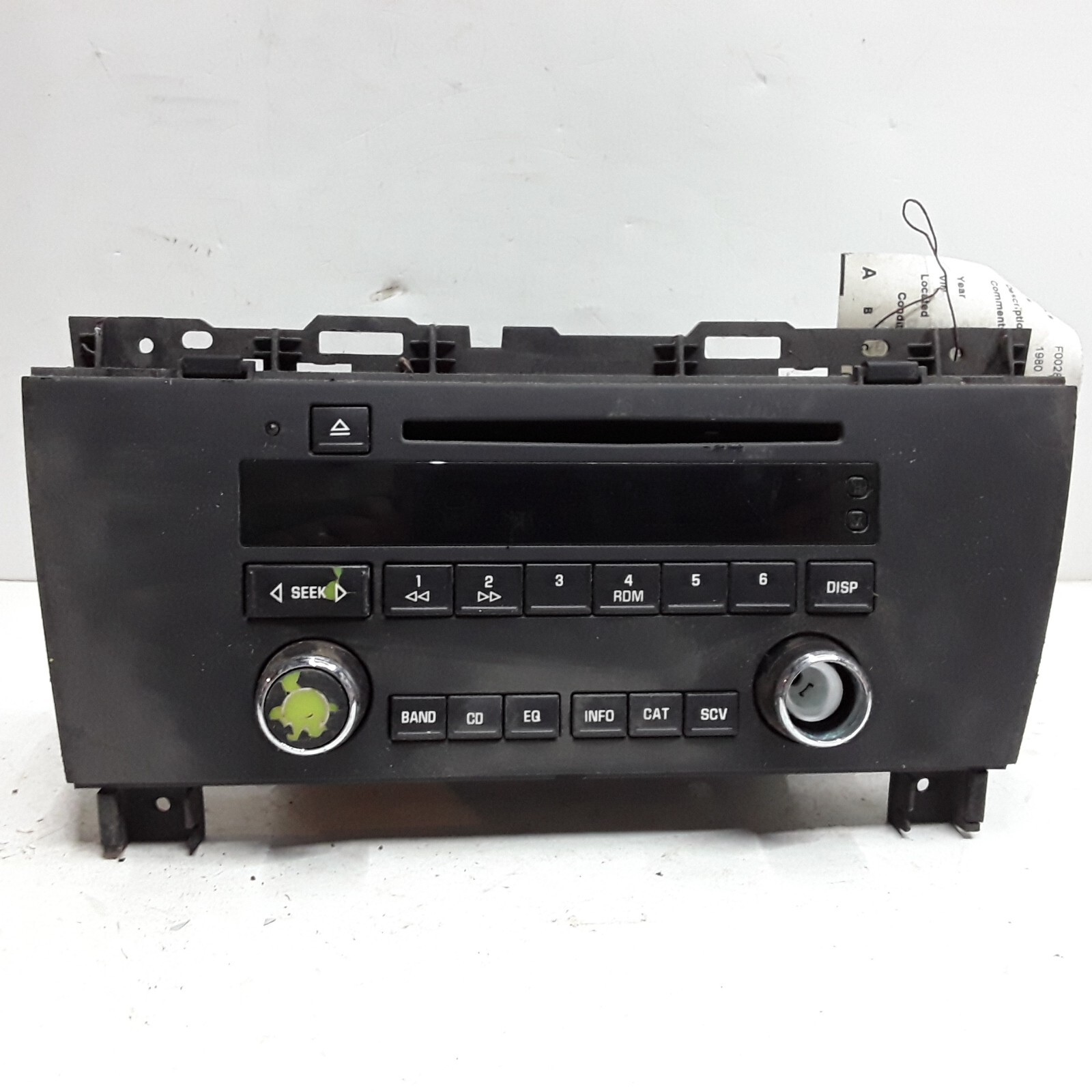 03 04 05 06 07 Buick LaCrosse AM FM CD radio receiver with equalizer 10391272 OE
