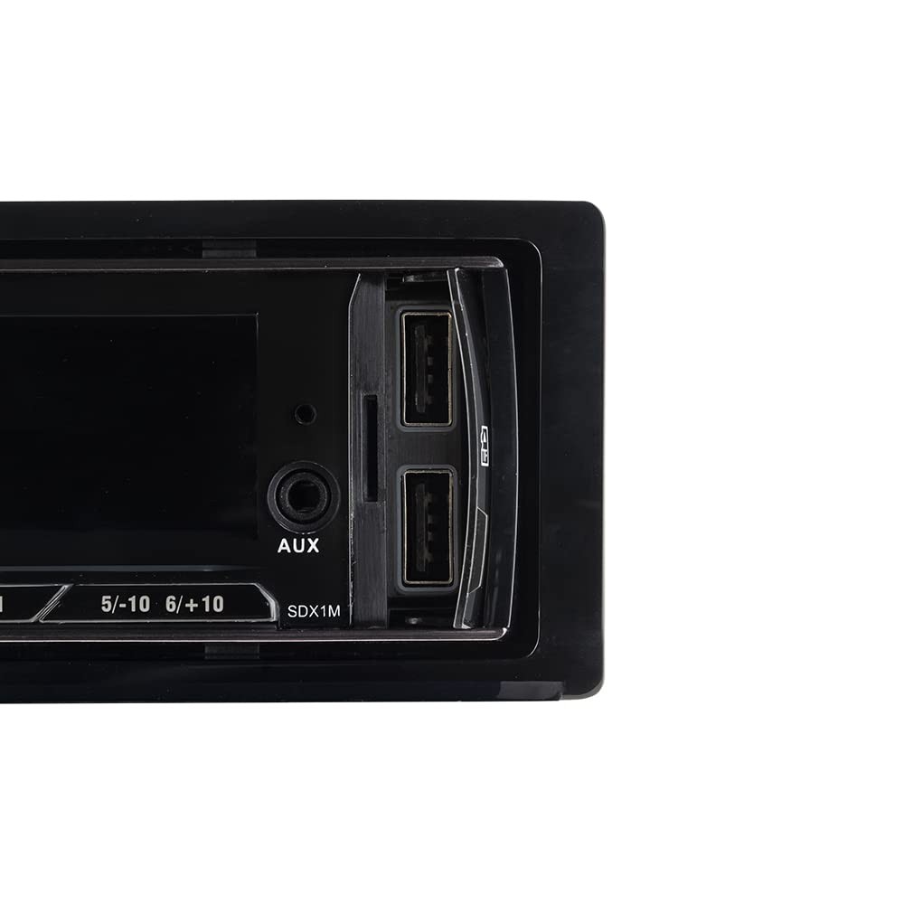 DS18 SDX1M Multimedia Car Stereo Built in Bluetooth 7 Volt Preouts- Single Din