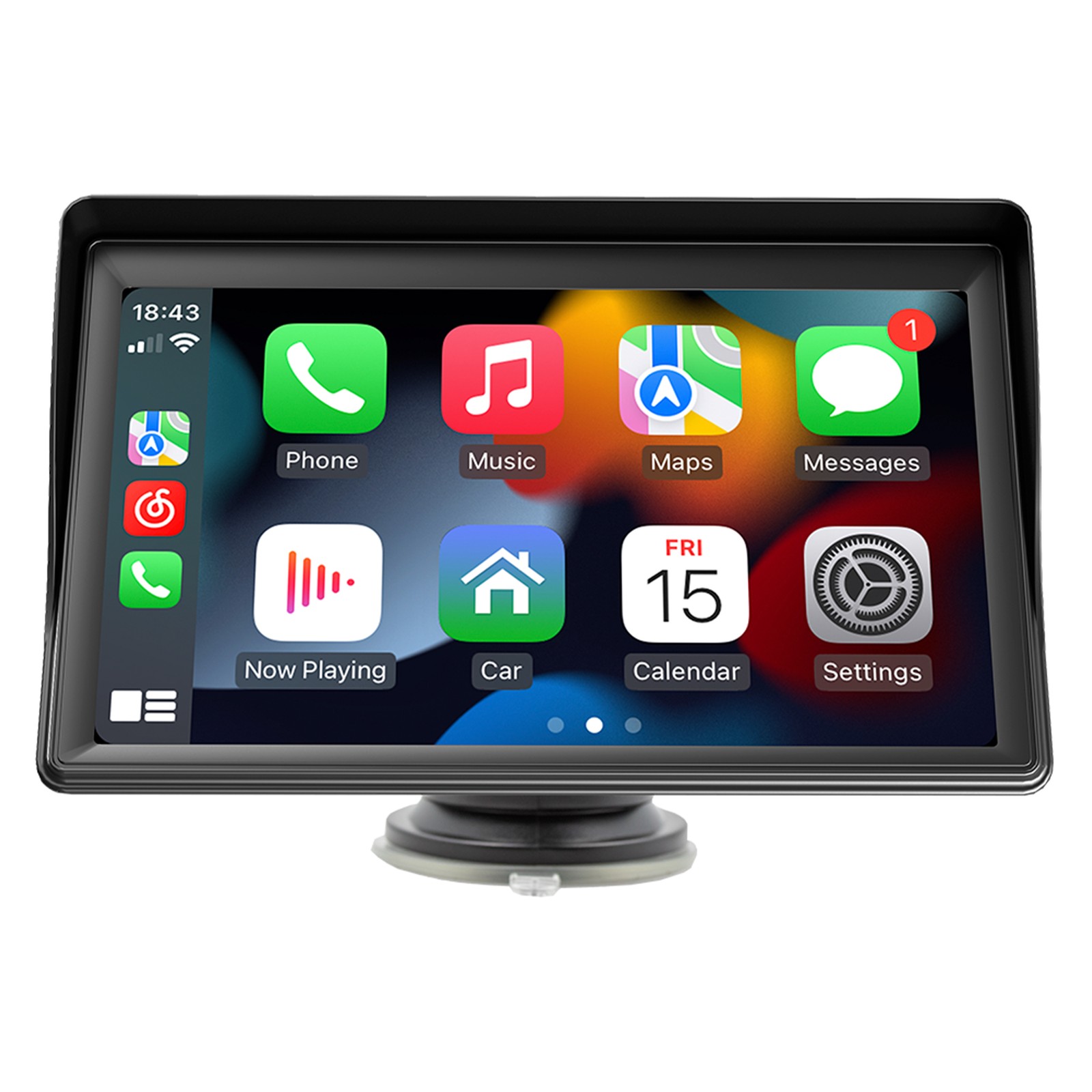 7” Portable Wireless Apple CarPlay Android Auto Touch Screen Car Radio Stereo