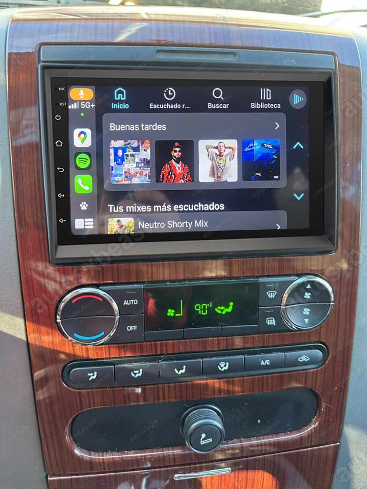 For 2004-2008 F-150 F150 Radio, Wired Wireless CarPlay +Android Auto,GPS Bt WIFI