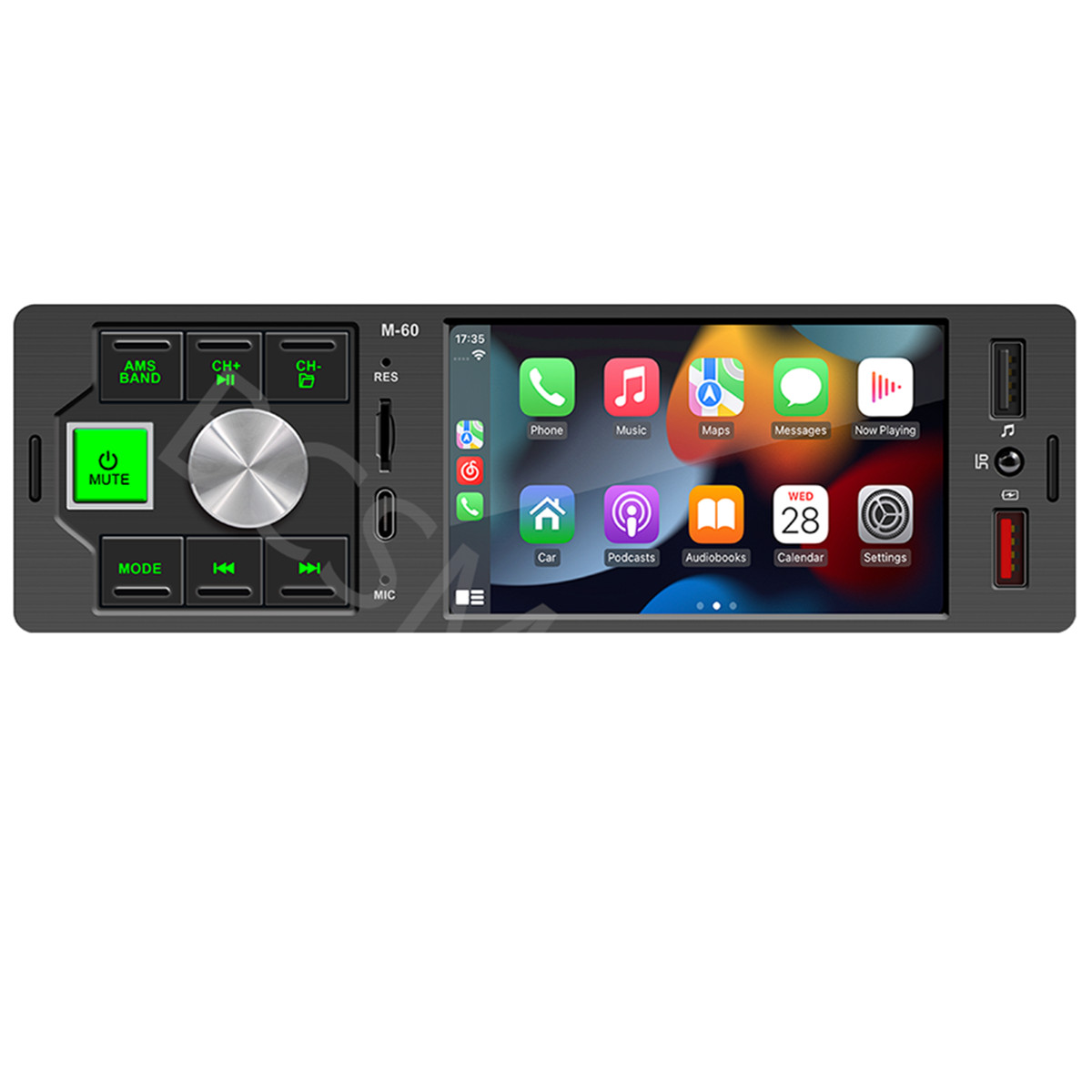 Car Radio Multimedia MP5 Player Touch Screen Mirror link Bluetooth Audio SWC TF