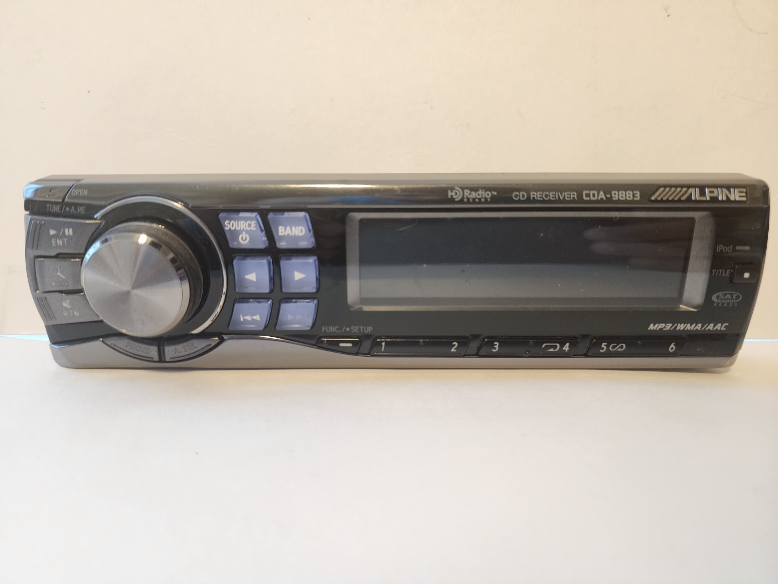 Alpine CDA-9883 CD Player In Dash Receiver Faceplate Only