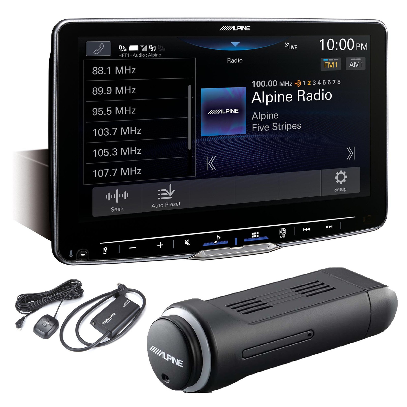 Alpine ILX-F511 Halo11 11″ Multimedia Receiver w/ Navigation & Satellite Tuner