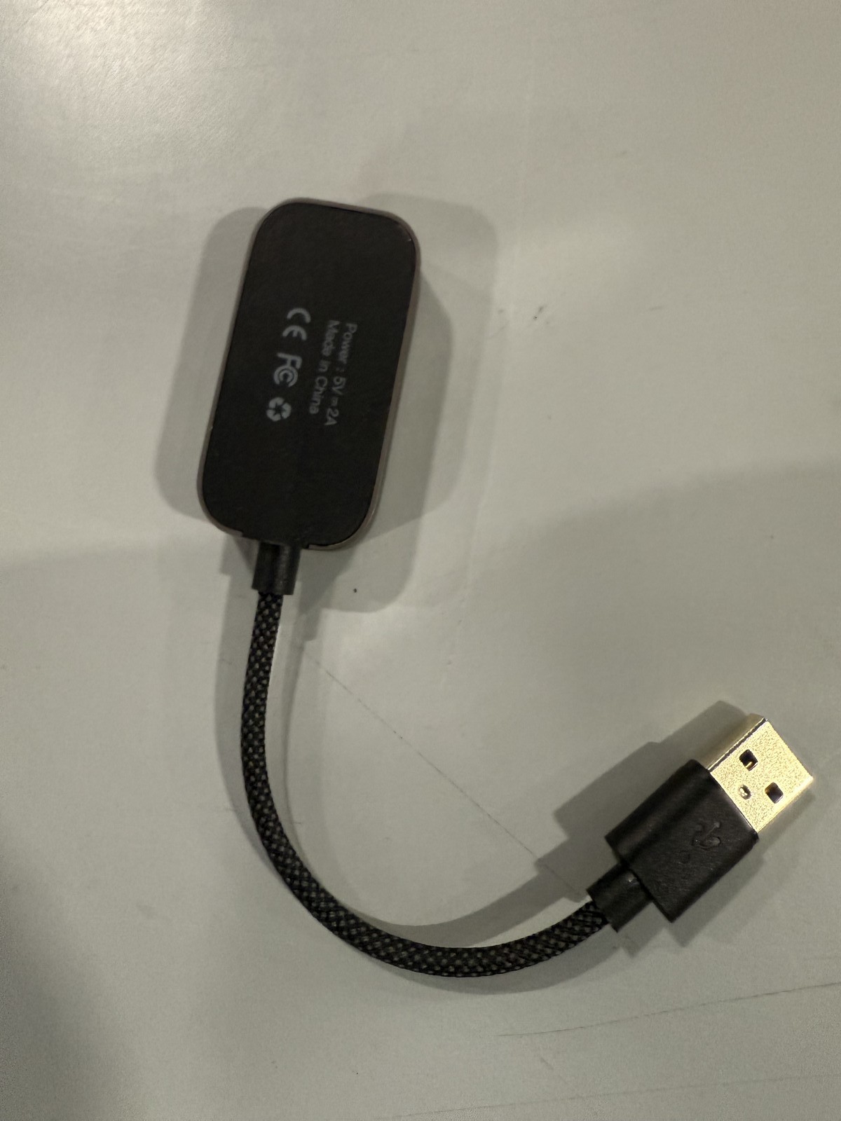 CARPLAY WIRELESS CAR PLAY ADAPTER WITH USB AND BLUETOOTH – BLACK
