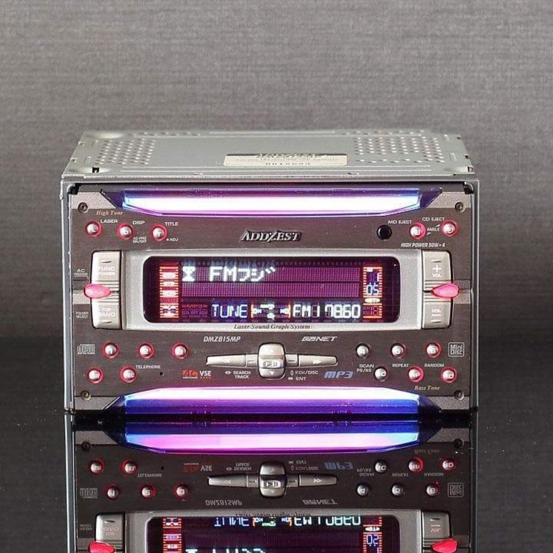 Clarion ADDZEST DMZ815MP 2DIN CD MD Car Audio Player Tuner 24bitDAC Japan
