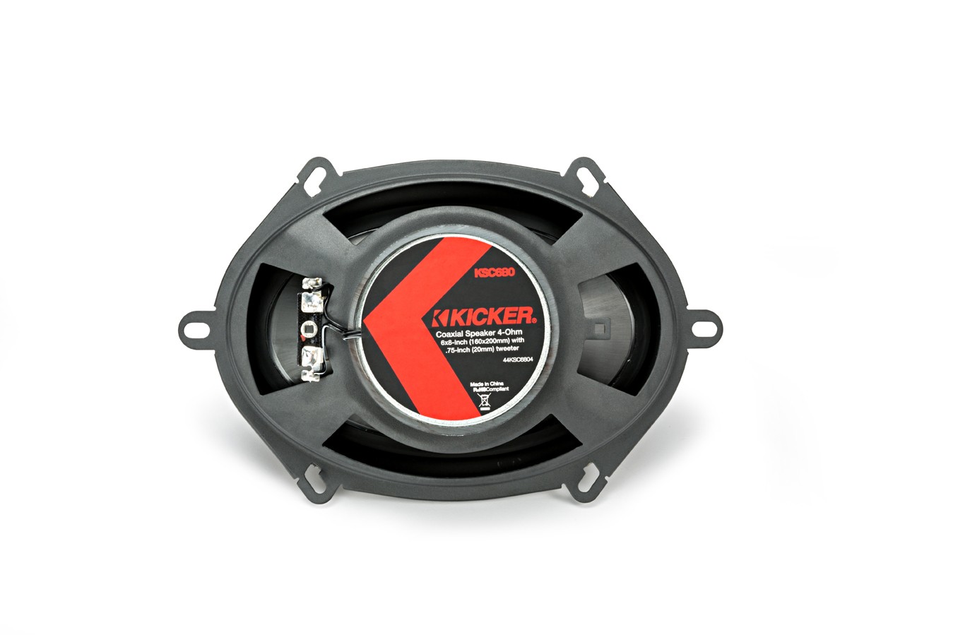 Alpine UTE-73BT Bluetooth Receiver No CD Kicker 44KSC6804 6×8″ 5×7″ Speakers