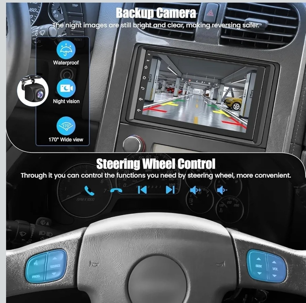 (4+64GB) Android 15 Car Radio for 2003-2006 Chevrolet Chevy Silverado Impala …