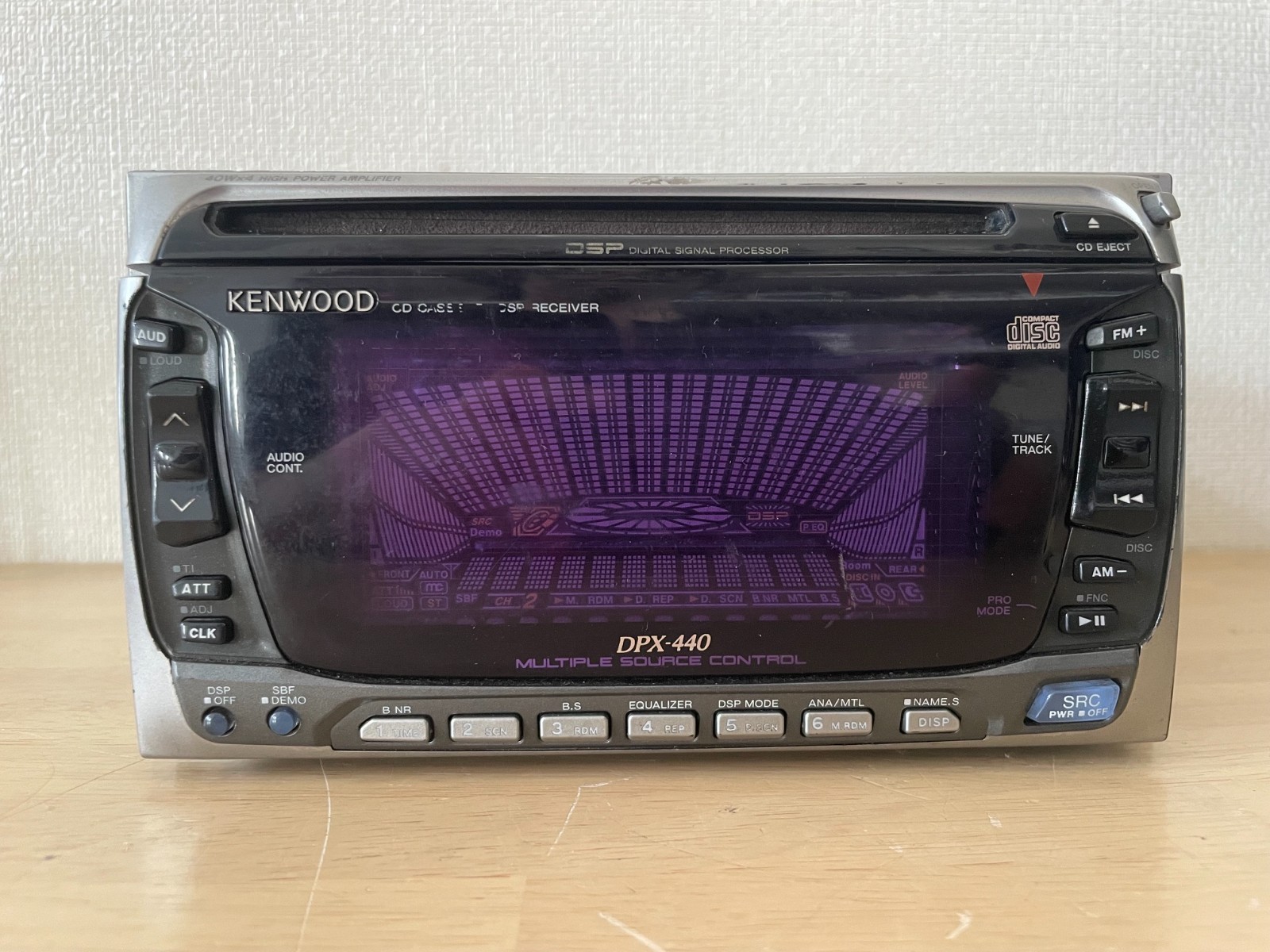 Kenwood DPX-440 2DIN Car Audio CD Cassette Player Tested Working Very Good