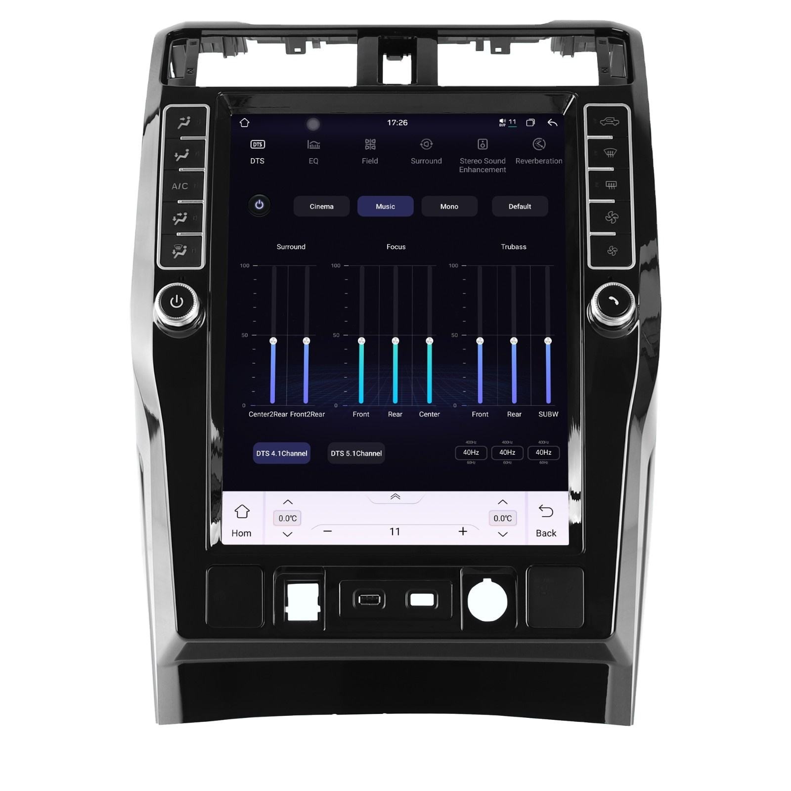 16.2″ Large Screen Car radio GPS Navi Carplay 256G For Toyota 4Runner 2009-2023