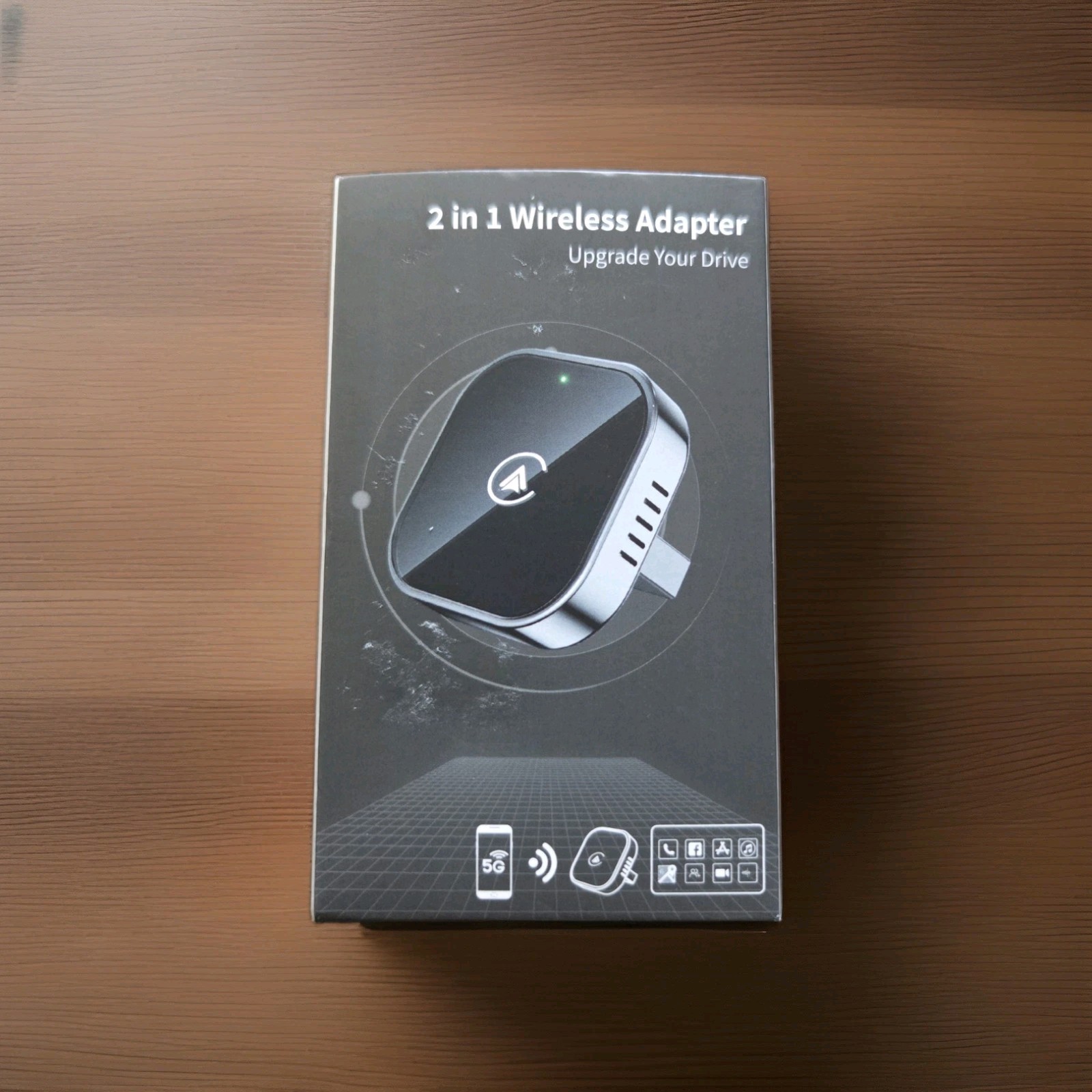 Teeran Wireless CarPlay Adapter 2025 Upgrade Wired CarPlay to Wireless, Mini USB