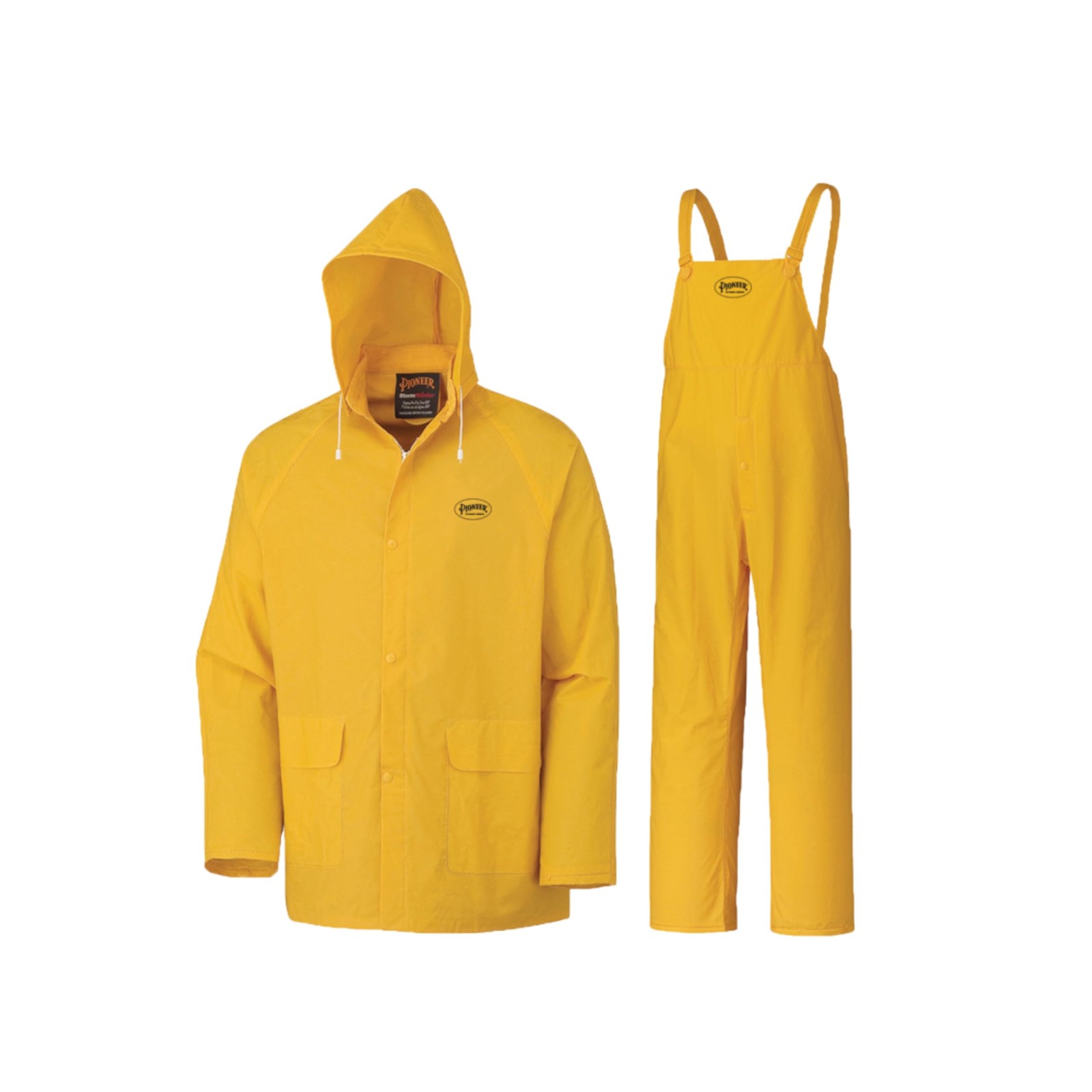 Waterproof PVC Work Suit for Men – Repel Rain Gear Yellow Safety Jacket and B…