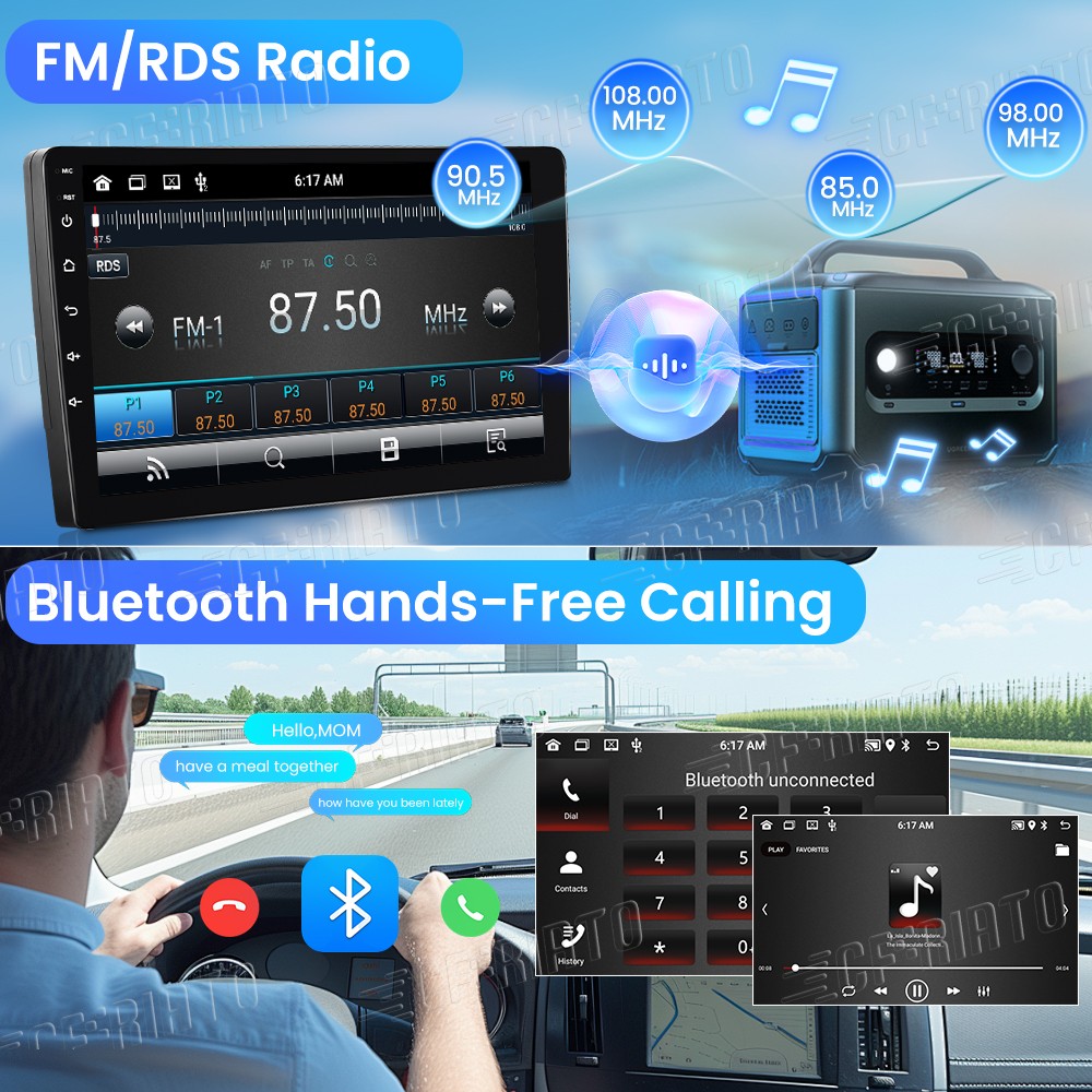 Android Car Navigation Radio 12.1″ for Ford Explorer 2011-2019 W.CarPlay 8 Core