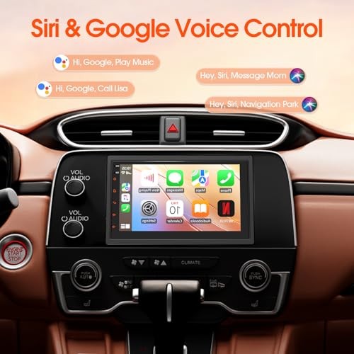 Double Din Car Stereo, 7 Inch HD Touchscreen with Wireless Apple 7 inch