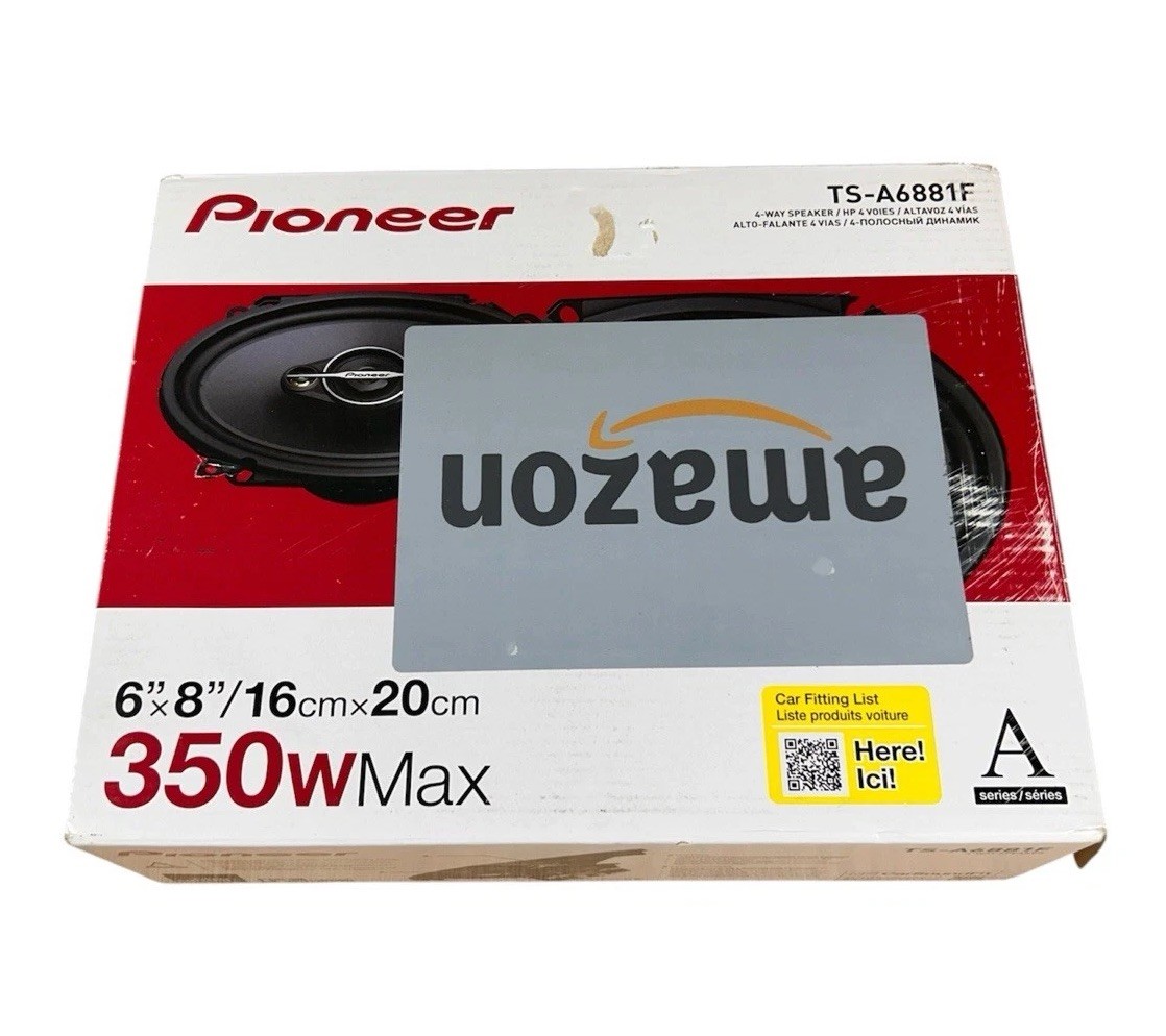 Pioneer TS-A6881F 350 Watt 6″ x 8″ 4-Way Coaxial Car Audio Speaker 6×8″ 5″ x 7″