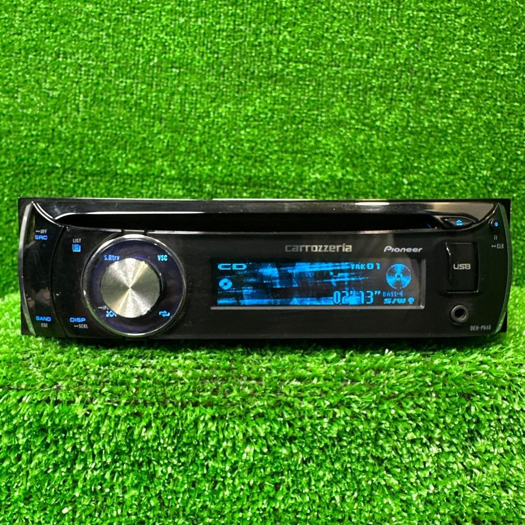 Pioneer Carrozzeria DEH-P640 1DIN Car Audio CD USB Added Bluetooth