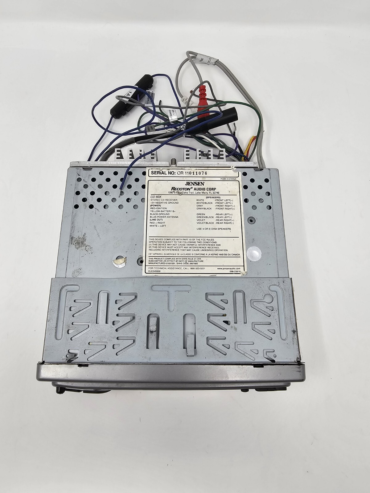 Jensen CD60X Car CD Stereo 100 watt 4 Channel