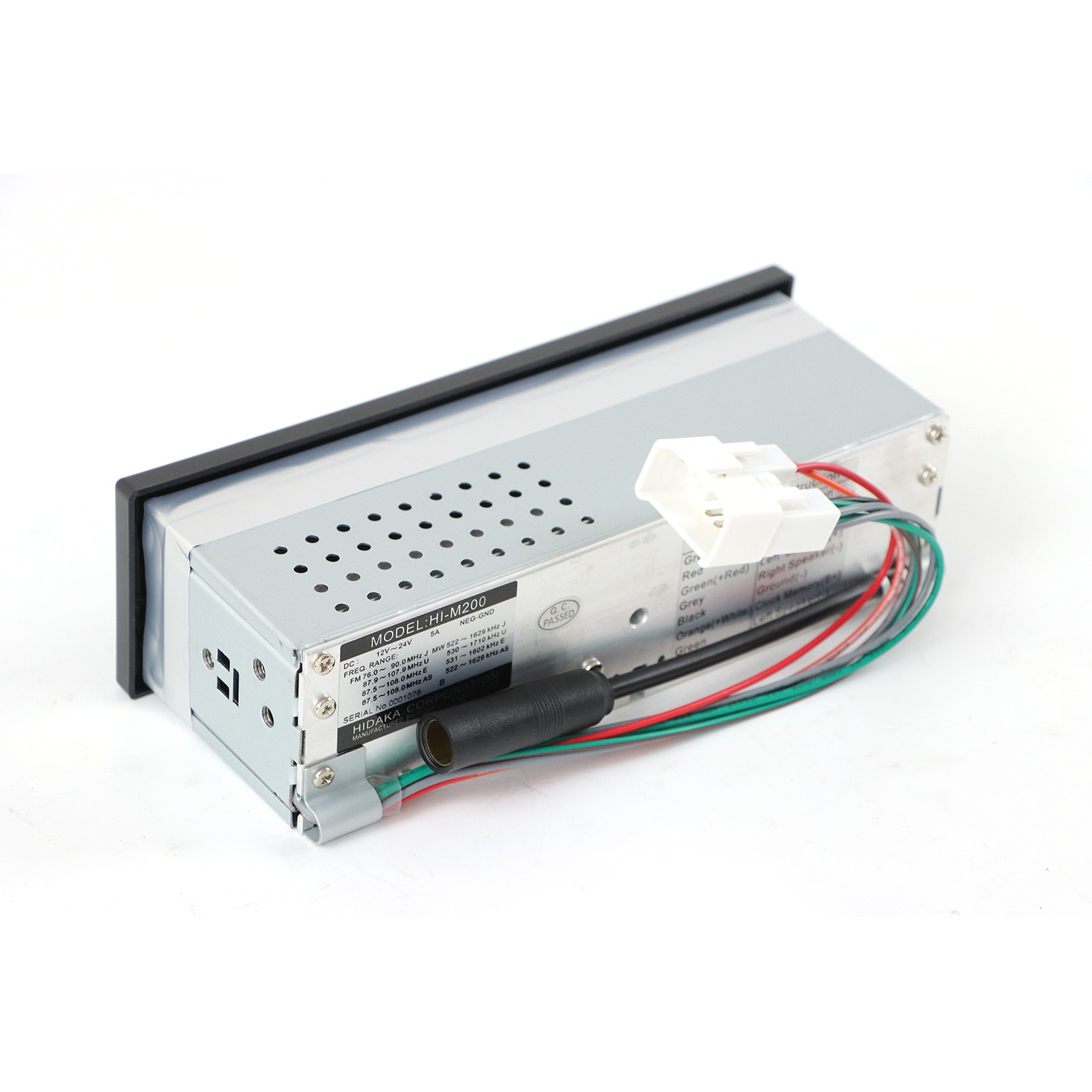 M200 Bluetooth Radio AM FM MP3 Player USB Interface for Hitachi Excavator 24V