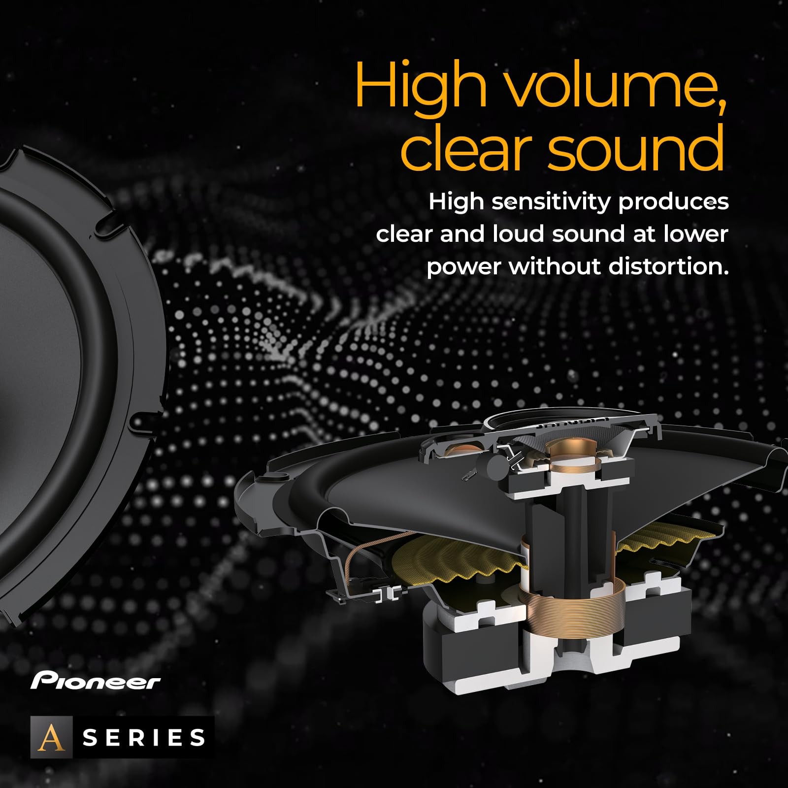 A-Series Standard TS-A6881F 6” x 8” 4-Way Speakers (Pair) – 350W Max, Balance…