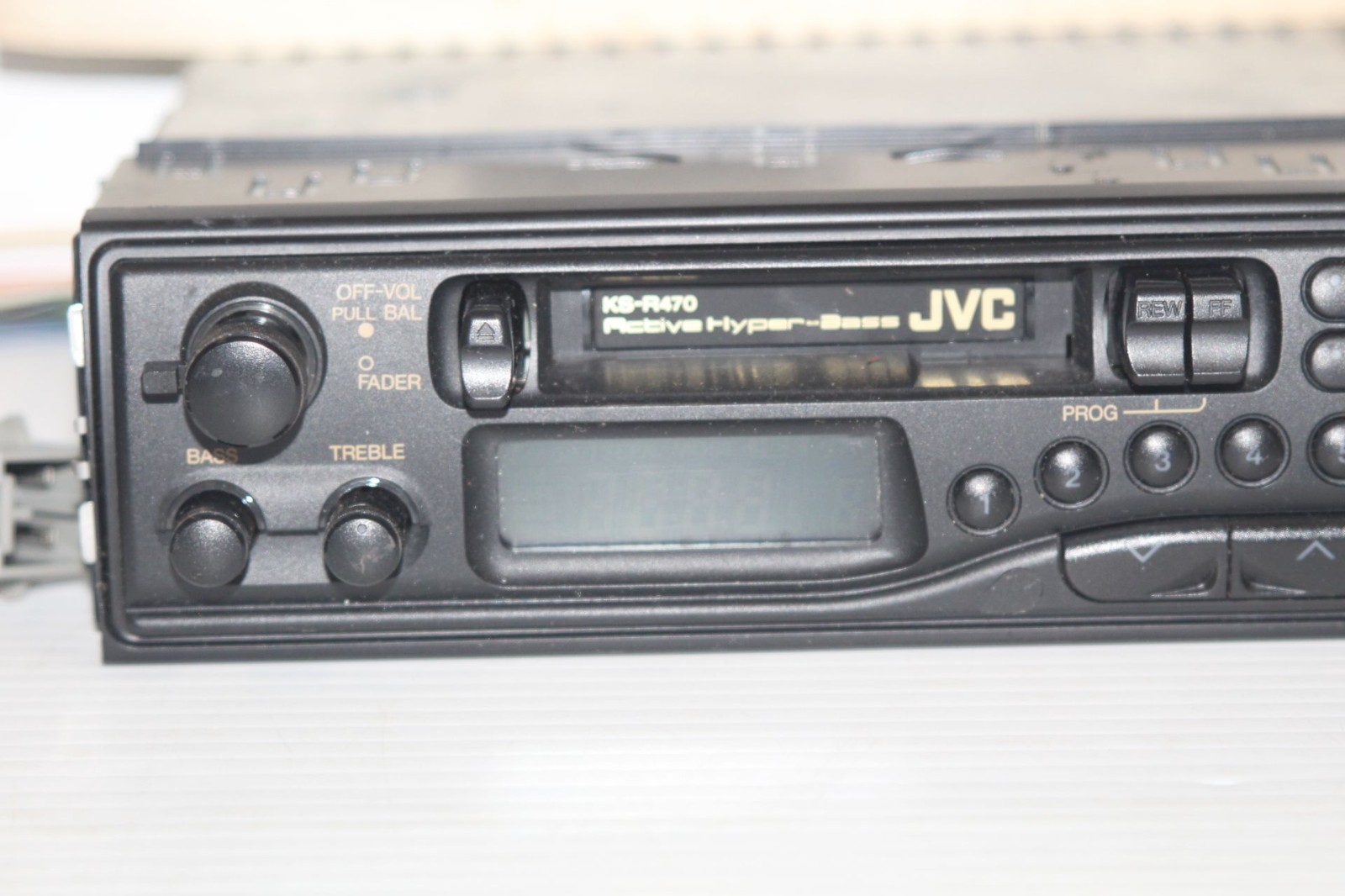 Vintage JVC Cassette Car Receiver KS-R470 Tape Deck Radio w/ Manual – TESTED!