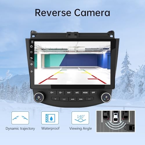 4Core 64GB Car Radio Stereo Android 13 for Honda 2GB+64GB with Backup Camera