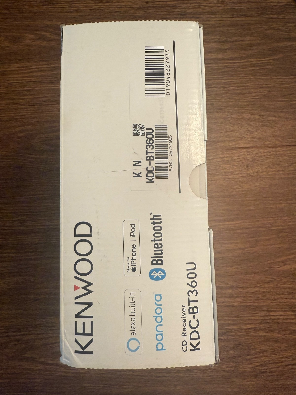Kenwood KDC-BT360U Bluetooth CD Player Android iPhone Pandora MP3 Aux USB AM FM