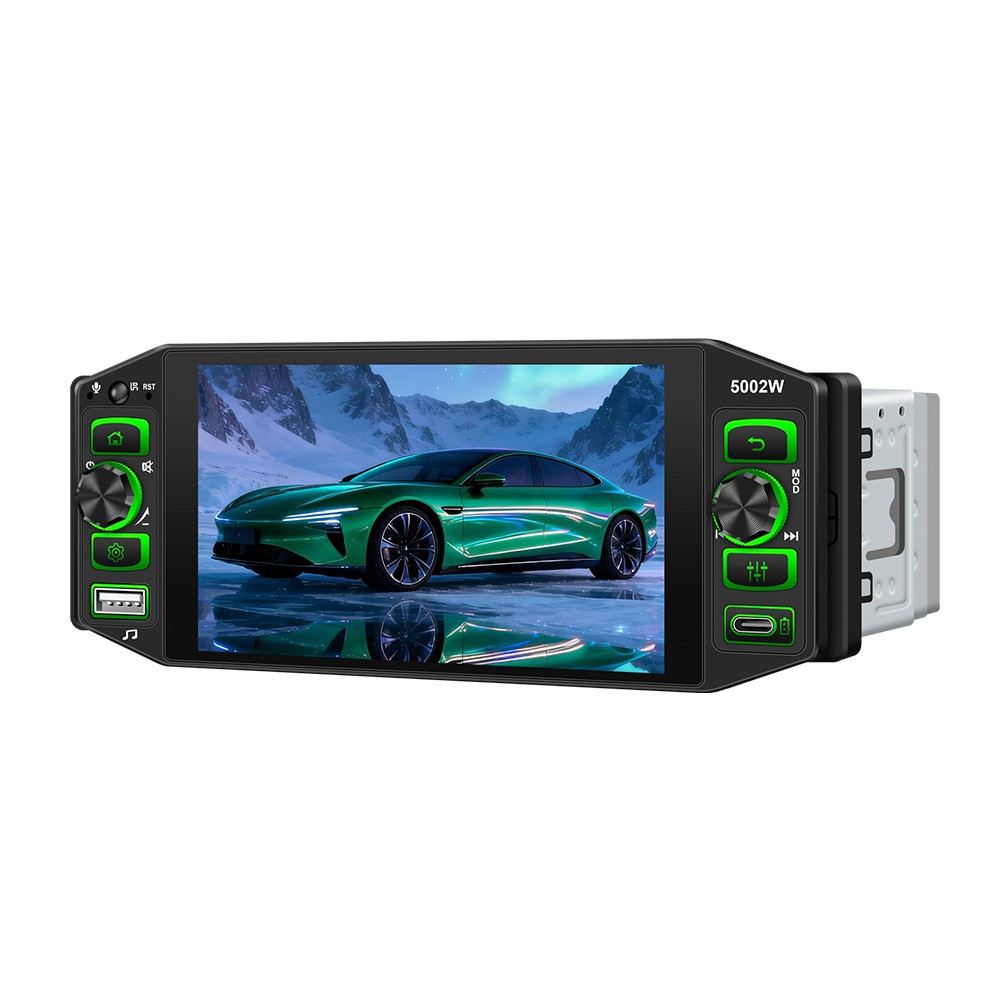 5in Car Stereo MP5 Player Bluetooth Radio HD Touch Screen USB W/4LED Rear Camera