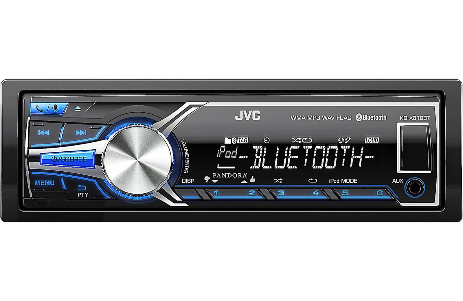 JVC KD-X310BT Bluetooth Media Player AM FM USB AUX