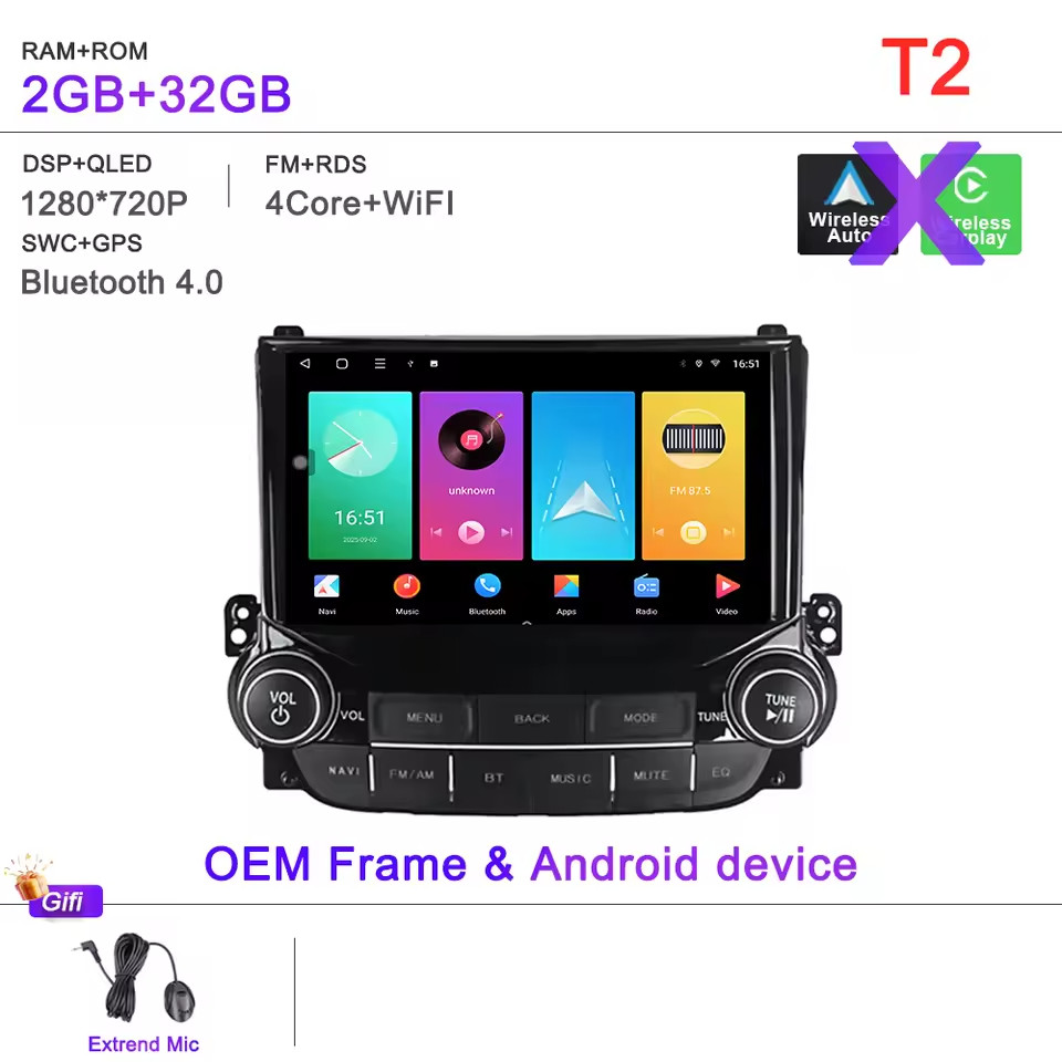 car mp5-player touch screen for Chevrolet Malibu 2015