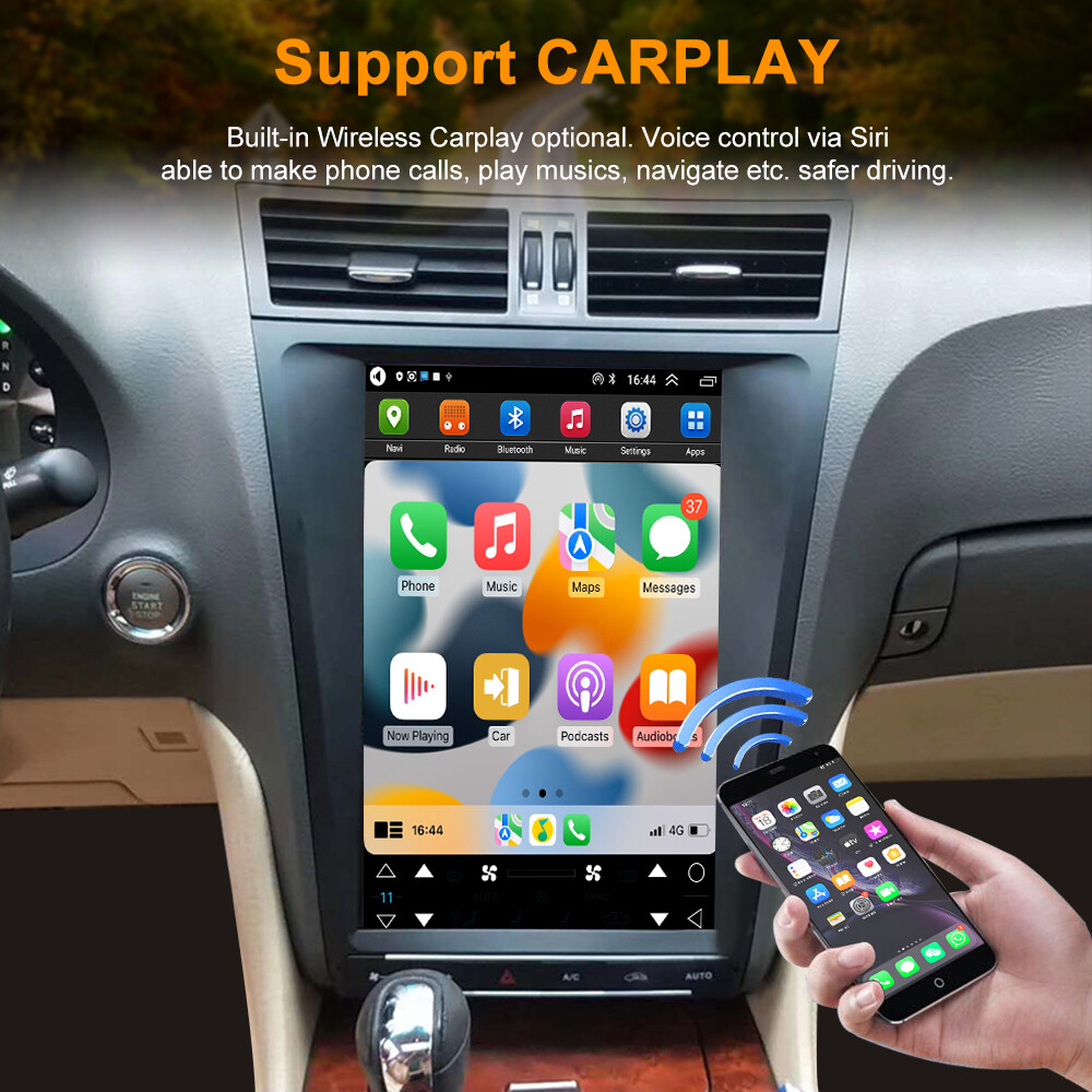 For Lexus GS300 GS350 GS400 GS430 GS460 Car Stereo Radio GPS Android 14 WIFI 64G