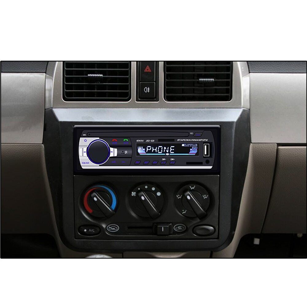Car Radio Stereo 1Din Bluetooth FM Audio MP3/USB/SD/AUX In-Dash Player JSD-520