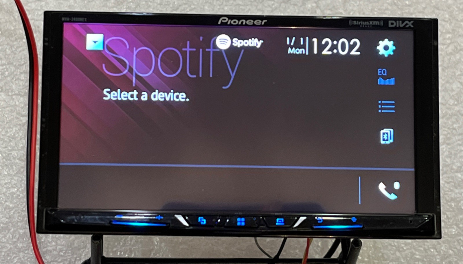 PIONEER MVH-2400NEX Touchscreen Bluetooth USB CD DVD Player