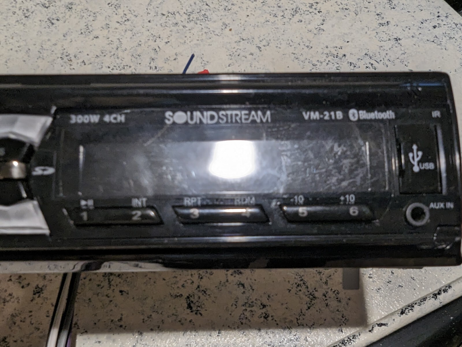 Soundstream VM-21B Car AM/FM Radio, Mech-less MP3 Player with Bluetooth, USB/SD
