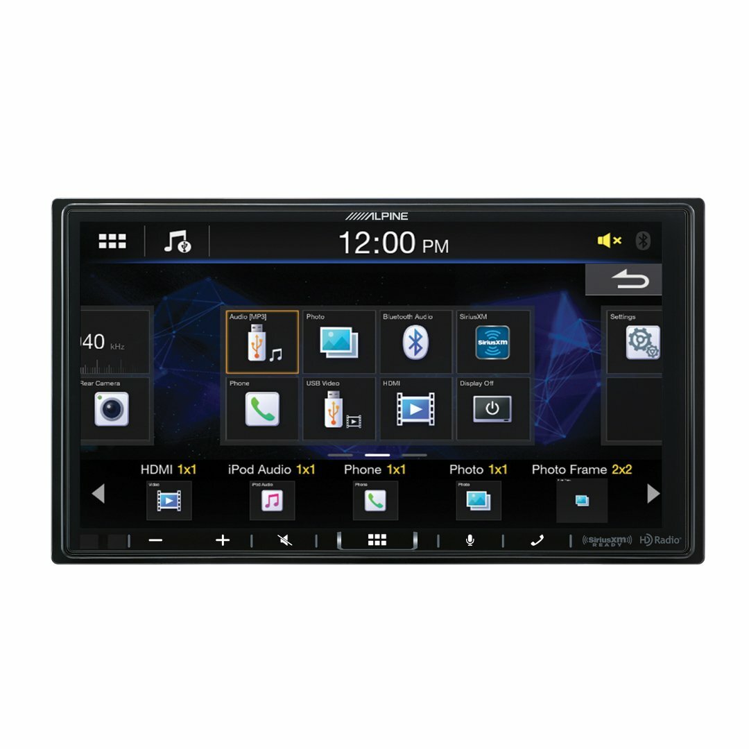 Alpine iLX-407, 7″ Double-DIN Digital Media Receiver w/ CarPlay and Android Auto