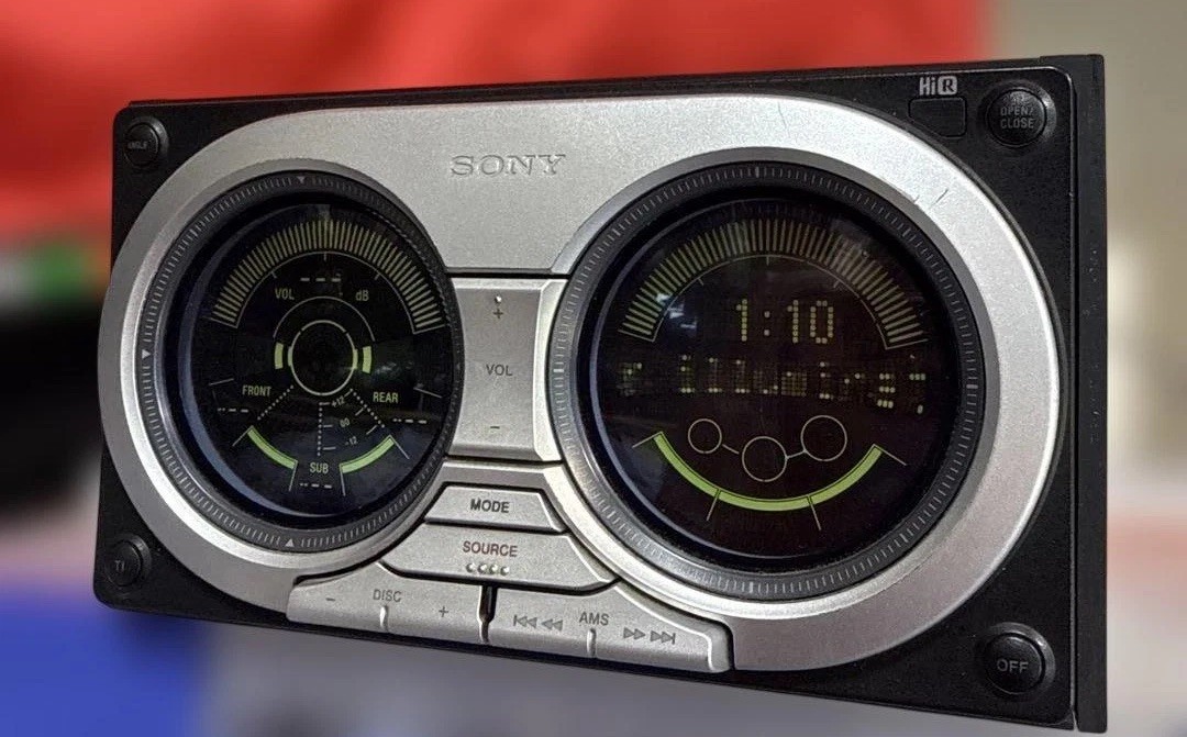 Sony WX-7700MDX Double DIN CD MD Receiver Car Audio Stereo Head Unit Vintage