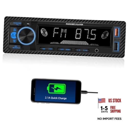 Single Din Bluetooth Multimedia Car Stereo Radio Bluetooth 1 Din MP3 Player